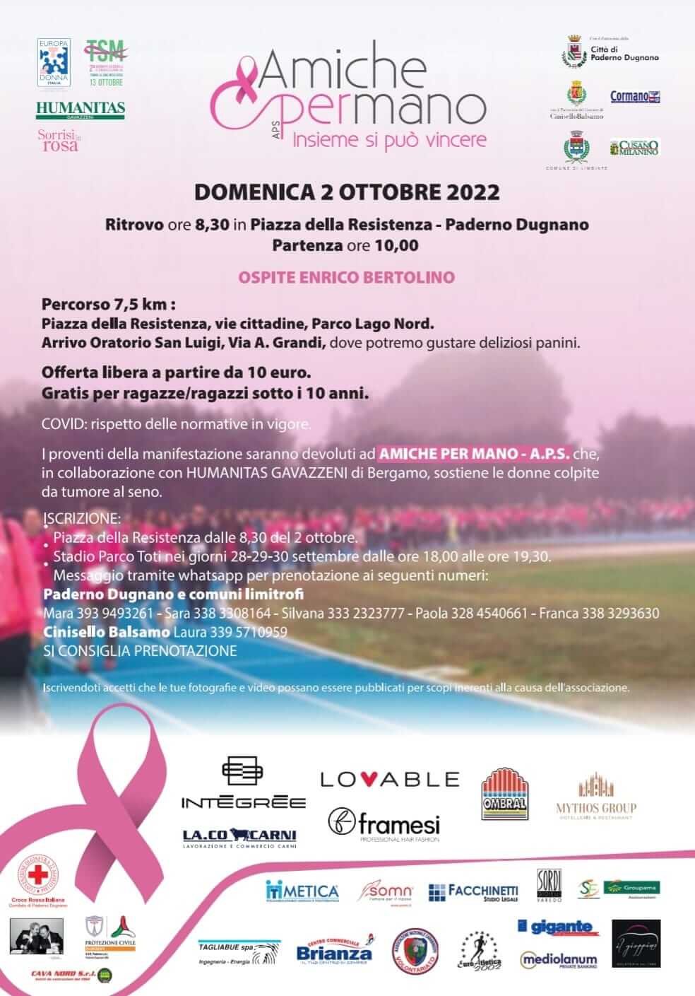 Camminata AMICHE PER MANO