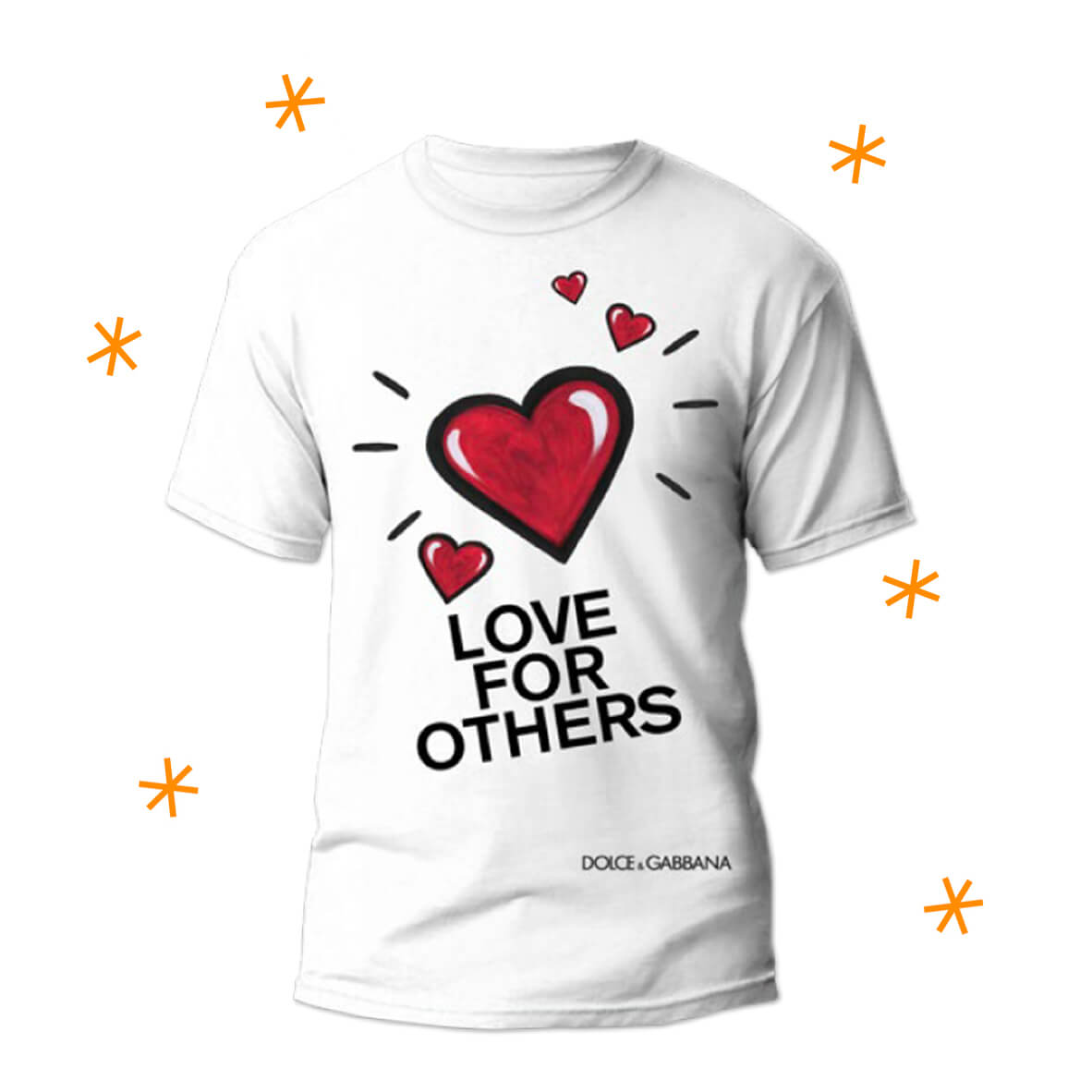 T-shirt LOVE FOR OTHERS Dolce & Gabbana